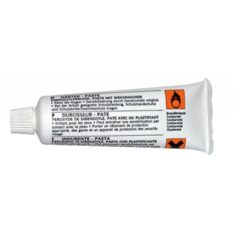 Sinto – Durcisseur blanc pour mastics polyester 50 ml – 30038 – Réparation solide et durable – Séchage rapide pour tous types de mastics