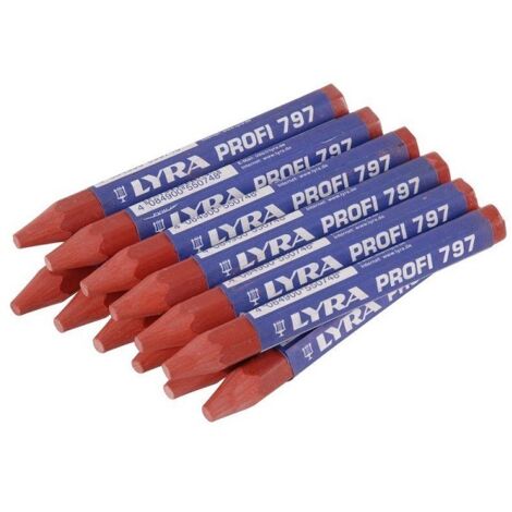 Boîte de 12 craies forestières 120 x 12 jaunes - LYRA - 4870007