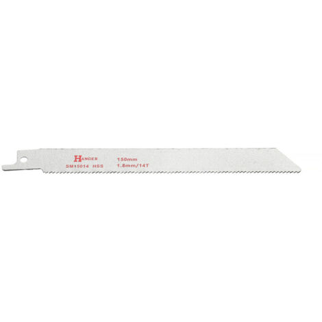 10 Lames De Scie Sabre S922EF - 150 Mm - Pour Métal, Bois, Plastique - Compatible Scies à Tige Universelle 1/2"