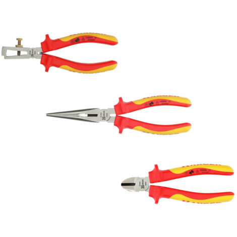 Jeu de 3 pinces isolées 1000V - HANGER - 231098 (1/2)