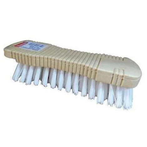 Brosse de nettoyage violon nylon 19cm – Pour droguerie – Monture façon hêtre – Usage professionnel – Brosserie Thomas