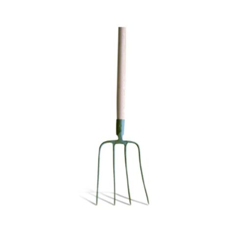 Fourche à fumier 4 dents avec manche bois 130cm - MERCIER - 7706