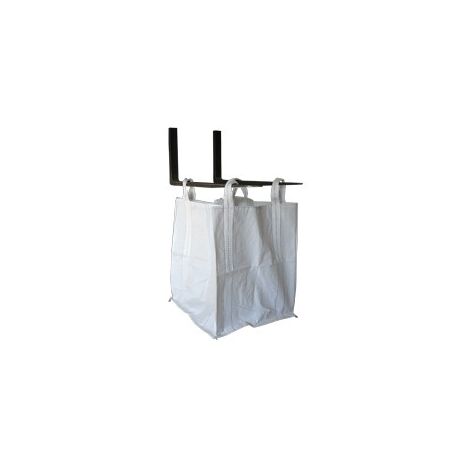 Big Bag 1.5T 95x95x110 cm – Ouverture totale – Fond plat – 4 sangles avec protège-sangles – Chargement max 1500 kg – Sacherie De Pantin