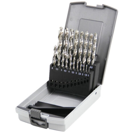Coffret de 19 forets HSS taillés meulés - HANGER - 155190 (1/3)