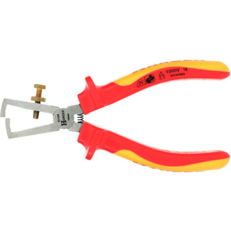 PINCE À DÉNUDER RÉGLABLE ISOLÉE 1000 V 160 MM - HANGER - 231026 (1/3)