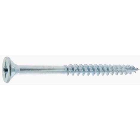 Vis à bois agglomérés tête fraisée à pointe cutting 5X80 boîte de 200 - ULTIMA - AFB101AC5080 (1/2)