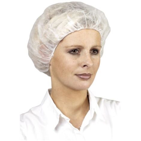 Boîte de 100 charlottes de protections rondes D 53cm en polypropylène blanc - COVERGUARD - 45610