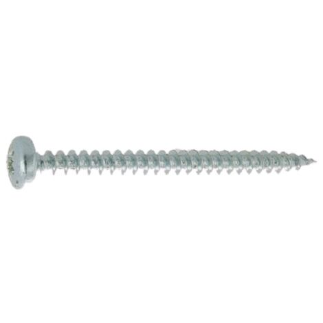 Vis bois à tête cylindrique Pozidrive3 acier zingué 6X80 boîte de 150 - ULTIMA - 11160080 (1/2)