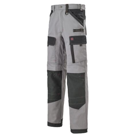 Pantalon de travail multipoches RULER WORK ATTITUDE gris/noir T0 - LAFONT - LA-1ATTUP-6-2279-0