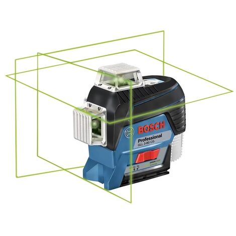 Laser ligne 12V GLL 3-80 CG vert + batterie GBA 2Ah + chargeur GAL 1230 CV BOSCH 0601063T00