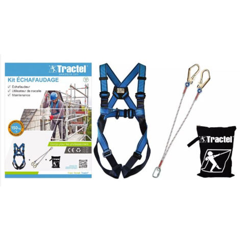 Carton de kit antichute échafaudage maintenance industrielle TRACTEL 70152