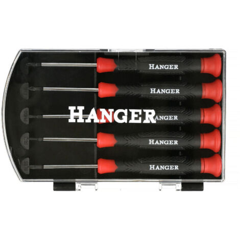 Jeu de 5 tournevis de précision micro - HANGER - 133092 (1/3)