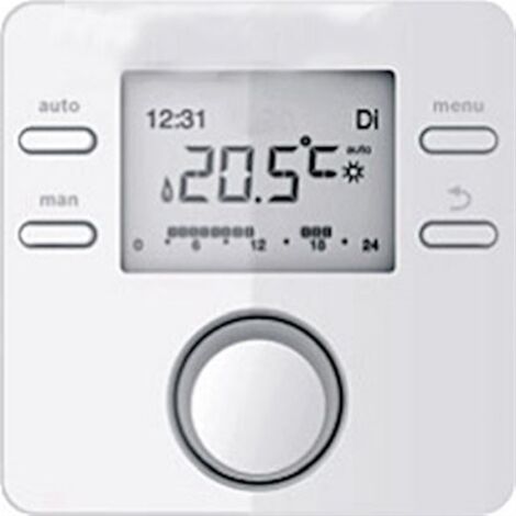 Bosch – Régulation sans fil KCR 110RF – Régulateur central pour chaudières à condensation – Affichage consommation gaz et électricité – Économie d'énergie