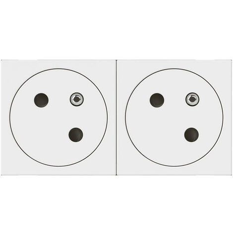 Prise de courant surface 2P+T MOSAIC raccordement latéral 4 modules - LEGRAND - 077142L