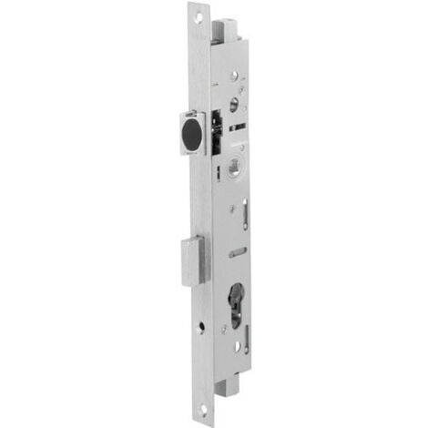 Serrure multipoint en applique 3 points – Système VARIAXE pour réglage précis – Acier zingué – Norme DIN 18254 – Dimensions 240x18,5mm