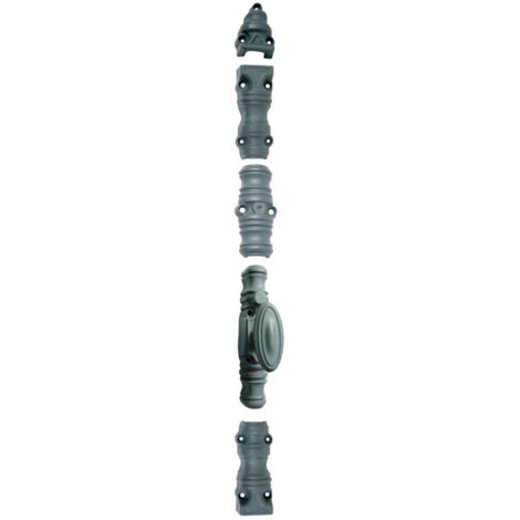 Crémone classique pour porte cochère diamètre 22 RY220 finition apprêt bouton standard - JARDINIER MASSARD - J042400 (1/2)