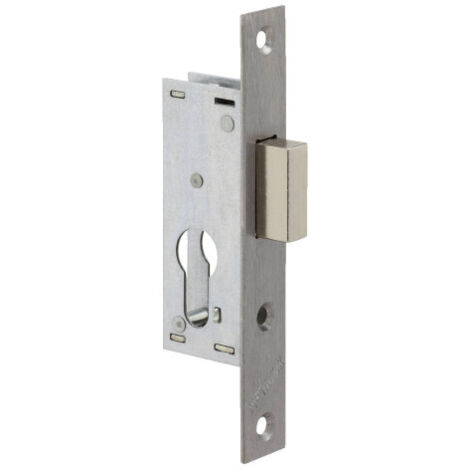Metalux – Serrure monopoint à encastrer Série 14 – Têtière inox – Panneton PM2 pour 14-21 – Réversible – Pêne dormant rallongé 5mm