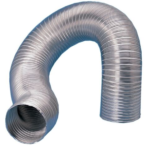 Unelvent – Gaine VMC aluminium semi-rigide 80 mm – Longueur 3 m – Classement au feu M0 – Température -30 °C à +250 °C – 820793