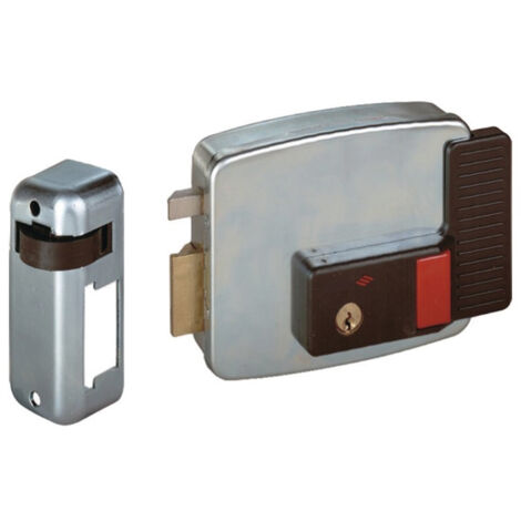 Electro-serrure double entrée à clé axe 60mm cylindre 50mm gauche - CISA - 11731 61 2