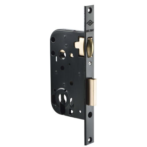 SERRURE À LARDER MONOPOINT MULTIBAT À ROULEAU NOIR A50MM - VACHETTE - 290000-01-0B JPM