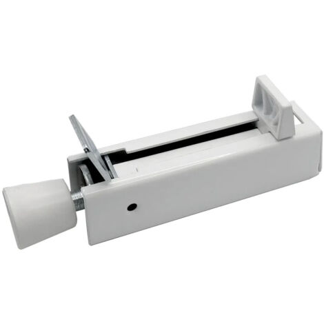 Cale-porte à pédale pour porte lourde 60kg verni blanc - IBFM - 238