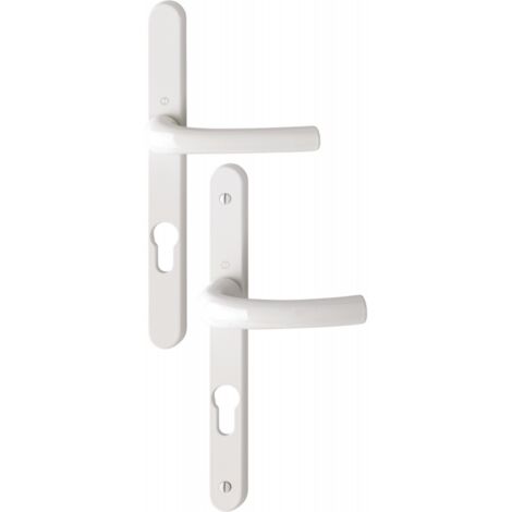 Ensemble étroit SR TOKYO entraxe 70mm type CLE I finition blanc HOPPE 1782833