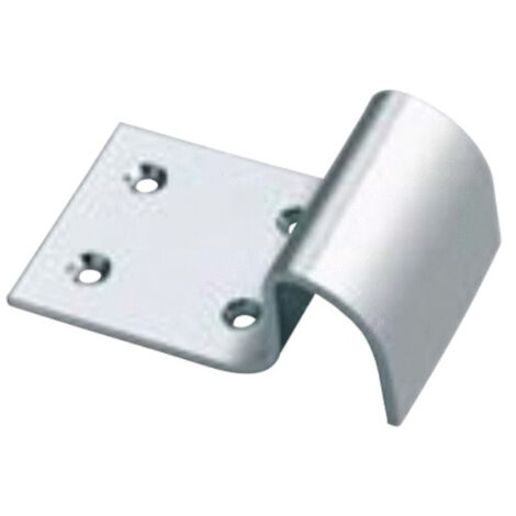 Arrêt zingué pour portail ouvrant 171 – Acier résistant aux chocs – Fixation rapide avec 4 trous – Entraxe 58x46mm – Comunello