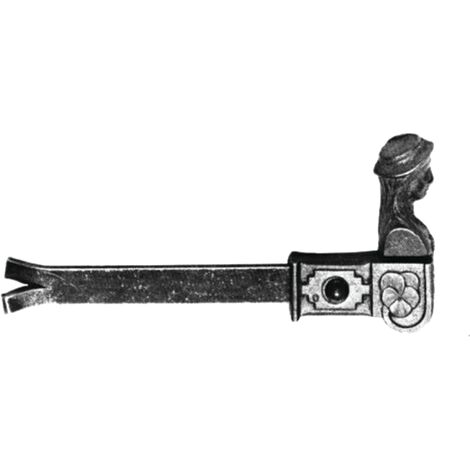 Arrêt de volet tête de bergère à sceller 140 mm en métal – Sécurisation efficace des volets – M212141 – Mermier