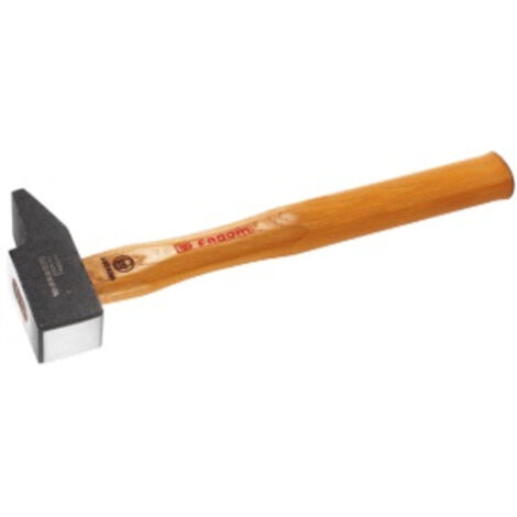Facom – Marteau d'ingénieur 1kg – Tête en acier au carbone – Manche en hickory – Longueur 330mm pour travaux de précision