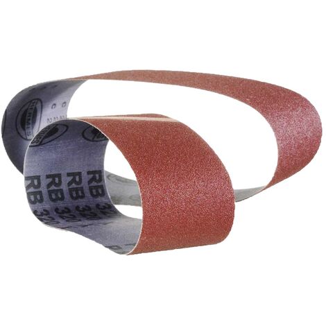Boîte de 10 bandes en toile joint meulé pour ponceuses portatives HSB RB32220 G100 - HERMES - 19992