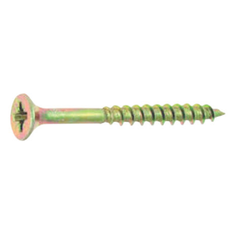Vis à bois agglomérés tête fraisée Pozidrive acier zingué 6X120 boîte de 100 - ULTIMA - 10160120