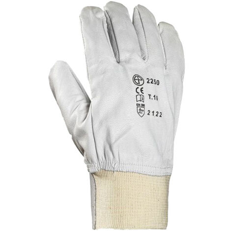 Coverguard EUROTECHNIQUE T8 gants cuir gris manutention