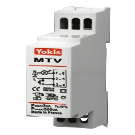 YOKIS Power Télévariateur 2.2A 500VA micro-module encastré - MTV500ERP