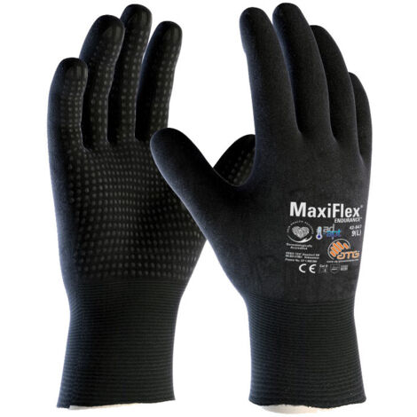 Gants tricoté Nylon Lycra® Maxiflex® Endurance™ noir T8 ATG MXFLEND847.T8