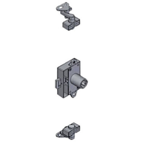 Kit serrure espagnolette UNO et accessoires - OJMAR - C7968.006NI