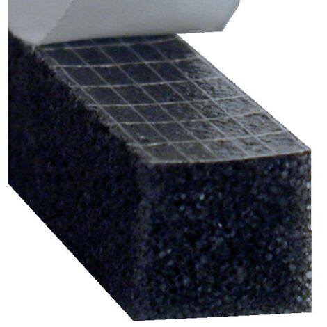 Kiso – Rouleau de mousse imprégnée 15m – Joint d'étanchéité en polyuréthane – Largeur 20mm – Épaisseur 4mm – Pour surfaces humides et irrégulières