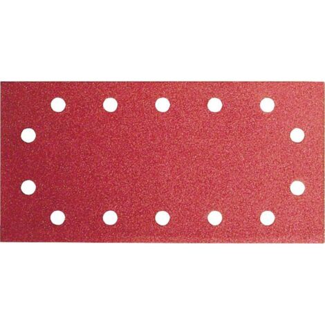 Boîte de 10 abrasifs velcro perforés 115x230mm G120 - BOSCH - 2608605318