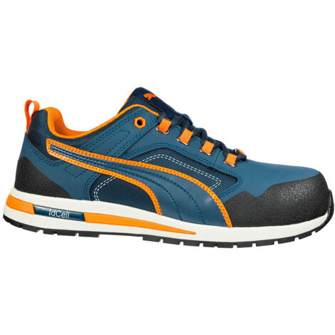 Puma – Chaussures de sécurité basses S3 HRO Taille 41 – Cuir et textile – Coque fibre de verre – Semelle caoutchouc URBAN – Protection anti-perforation - S3SRCHRO