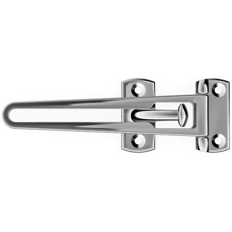 Entrebâilleur de sécurité MODERN pour porte à recouvrement chromé SOCONA PR1