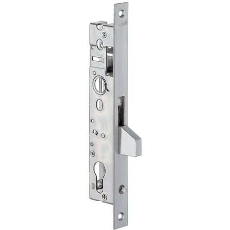 Serrure à encastrer monopoint série 2362 - STREMLER Argent                21                                                              Sans                                    Pêne dormant