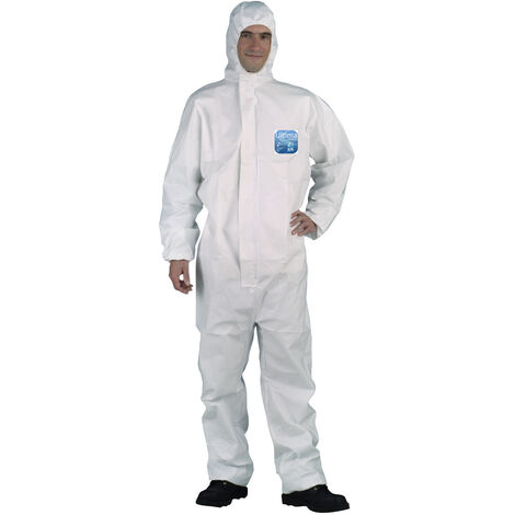 Combinaison jetable ULTIMA CONFORT CAT3 Types 5 & 6 blanc T6 3XL SEGETEX EIF CM96
