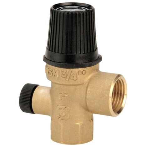 Soupape de sécurité sanitaire 7 bar + Manomètre WATTS - Femelle 3/4" (20/27) - Watts