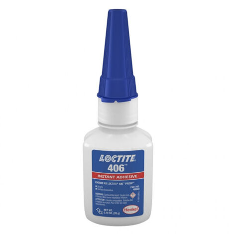 Loctite – Colle cyanoacrylique 20g pour plastique et caoutchouc – Viscosité faible – Collage rapide – Résistance -40 à 120°C (1/5)