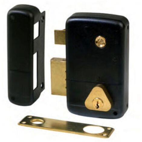 Serrure monopoint en applique verticale à fouillot 40mm gauche - CISA - 3005042000