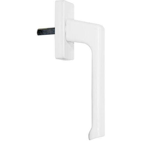 Ferco – Poignée de fenêtre aluminium laqué blanc – Design ergonomique – Résistance à la corrosion – Dimensions 7,7 x 17,4 cm