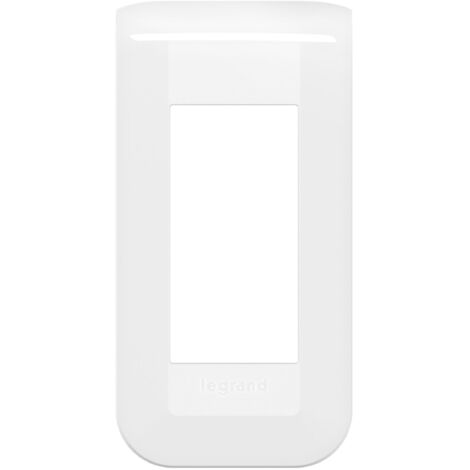 Plaque de finition 1 module Mosaic - Legrand - Blanc - 078801L