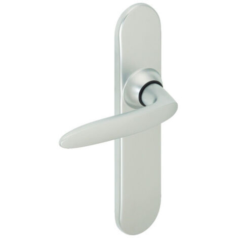 Poignée de porte intérieure - Jazz - Vachette - Gris - Bec de cane - 195 mm