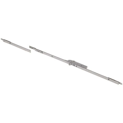 Ferco – Crémone têtière F15 ajustable L 729mm D 500mm – Verrouillage à panneton – Pour fenêtres en bois – G203950701