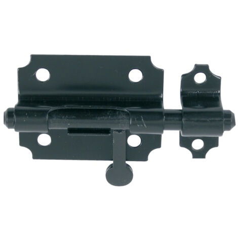 Verrou de box bouton poire diamètre 16mm zingué noir - JARDINIER MASSARD - 9520243