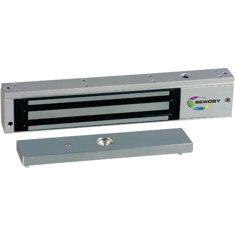 Sewosy – Ventouse appliquée 300 kg sans contact – Aluminium anodisé – Force de rétention 150-500 kg – Pour portes d'entrée et sortie - EF300